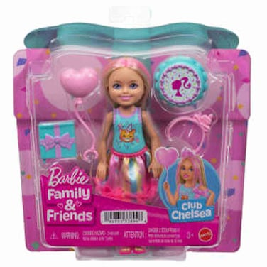 Barbie Chelsea Birthday Doll Party Set with Accessories
