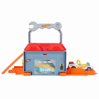 Hot Wheels City Play and Go Track Set with Car, Assorted