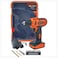 Black+Decker 12V Cordless Drill Driver Kit with 13 Accessories