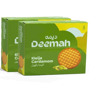 ديما كليجا بسكويت  بالهيل، 62 غرام، حزمة من 2
