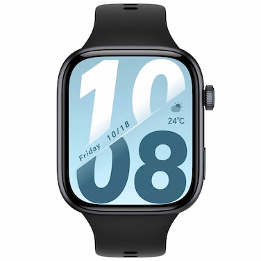 HONOR Watch X5i Smartwatch, Fitness Tracker, AMOLED Display, Black