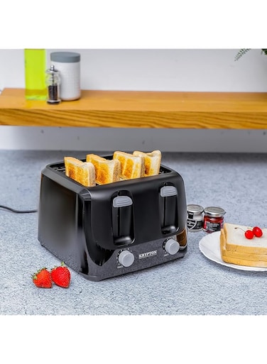 Krypton Bread Toaster 1400W 4 Slice Slot Bread Toaster