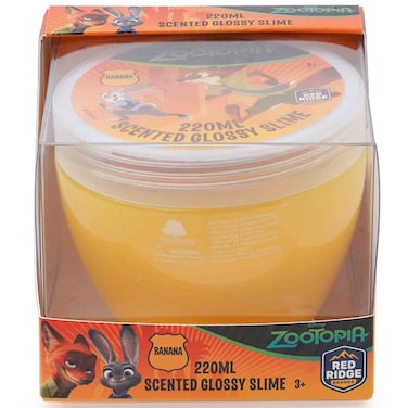 Disney Zootopia Scented Glossy Slime Banana, 220ml
