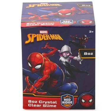 Marvel Spider-Man Crystal Clear Slime Blue, 8oz, Ages 3+