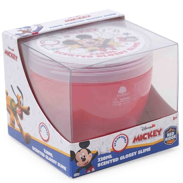 Disney Mickey Scented Glossy Slime Red, 220ml, Ages 3+