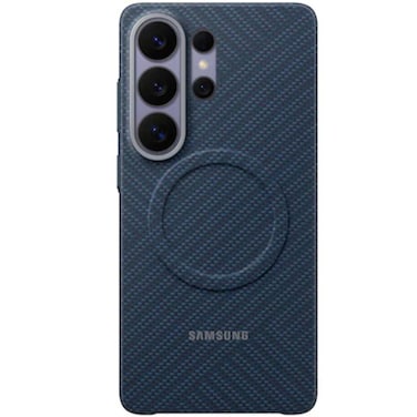 غطاء Galaxy S26 Ultra Carbon Magnet، باللون الأزرق الداكن