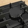 بوش موقد غاز مدمج PRP6A6H40L، 60 سم، 4 شعلات، تقنية اختيار مستوى اللهب FlameSelect، أسود