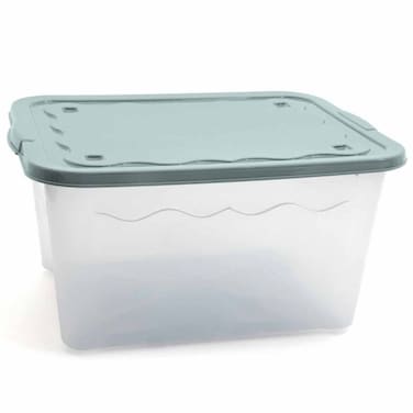 HomePro Italian Storage Multi-Use Storage Box with Lid, 38L, 50x38x27cm, Assorted Colors