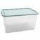 HomePro Ecostorage XL Multi-Use Storage Box with Lid, 51L, 60x40x30cm, Assorted Colors