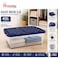 HomePro Duo Box LG Storage Box with Wheels, 65L, 80x60x17cm, Blue