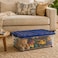 HomePro Duo Box LG Storage Box with Wheels, 65L, 80x60x17cm, Blue