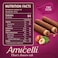 Amicelli Hazelnut Cream Filled Wafer Roll Milk Chocolate, 12.5g