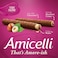 Amicelli Hazelnut Cream Filled Wafer Roll Milk Chocolate, 12.5g