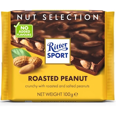 Ritter Sport Nut Selection Roasted Peanut Milk Chocolate, 100g