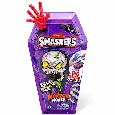 Zuru Smashers Horror House Medium House, Dig and Build Surprise Monster Toy Set
