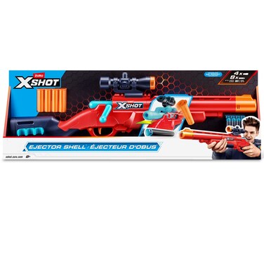 زورو إكس شوت إكسل بولت أكشن أس 1 لعبة مسدس لإطلاق السهام مع منظار، 8 سهام، 4 خراطيش