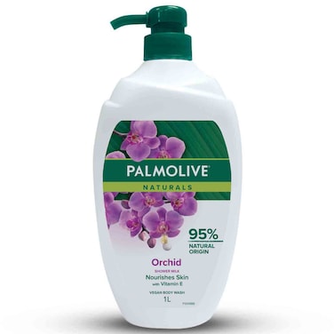 Palmolive Naturals Orchid Shower Milk Body Wash with Vitamin E, 1L