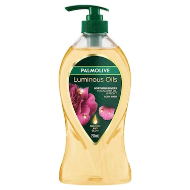 Palmolive Luminous Oils Macadamia Oil and Peony Body Wash, 750ml