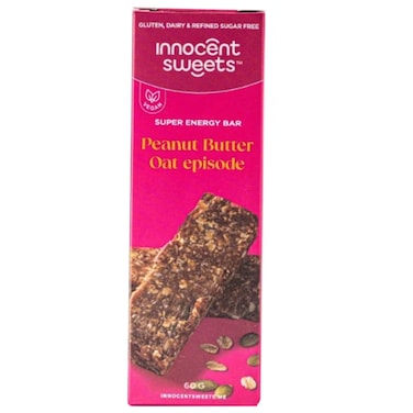 Innocent Sweets Peanut Butter Oat Super Energy Bar, 60g