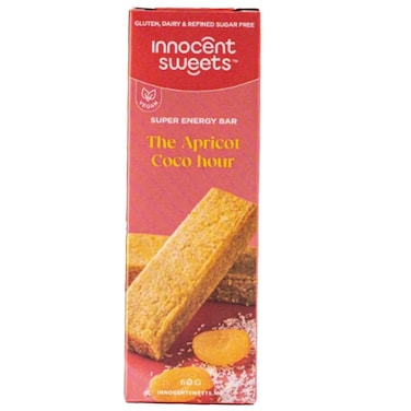 Innocent Sweets Apricot Coco Super Energy Bar, 60g
