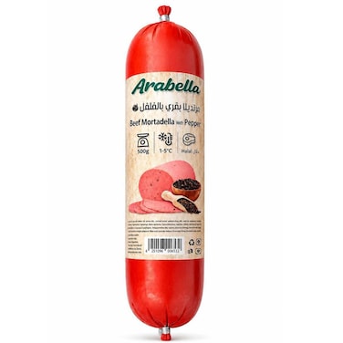 Arabella Beef Mortadella Pepper 500g