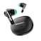 سماعات HMD Dub P60 اللاسلكية الحقيقية، مع خاصية إلغاء الضوضاء النشطة، باللون الأسود.