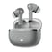 سماعات HMD Dub X50 Pro اللاسلكية الحقيقية، مع خاصية إلغاء الضوضاء النشطة، باللون الفضي.