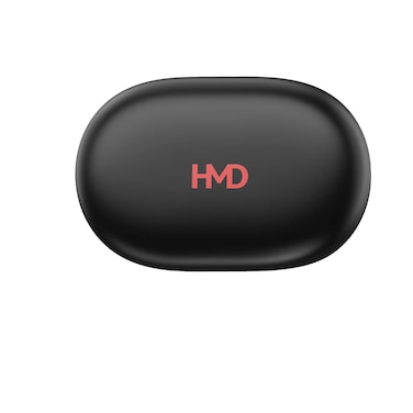 سماعات HMD Dub P50 اللاسلكية الحقيقية، مع خاصية إلغاء الضوضاء البيئية (ENC)، وتقنية Bluetooth 5.3، باللون الأسود.