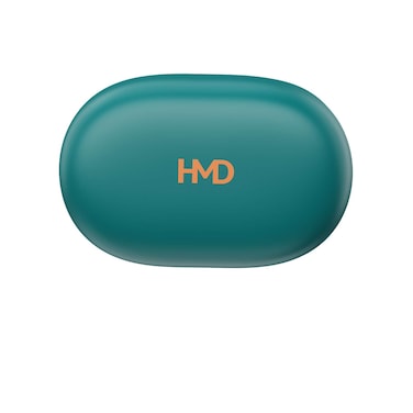 سماعات HMD Dub P50 اللاسلكية الحقيقية، مع خاصية إلغاء الضوضاء البيئية (ENC)، وتقنية Bluetooth 5.3، باللون الأزرق.