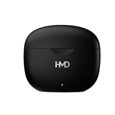 سماعات HMD Dub P70 اللاسلكية الحقيقية، مع خاصية إلغاء الضوضاء النشطة (ANC) وإلغاء الضوضاء البيئية (ENC)، بعمر بطارية يصل إلى 35 ساعة، باللون الأسود.