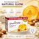 Santoor Pureglo Bathing Bar with Almond Oil and Glycerine, 125g, Pack of 3