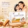 Santoor Skin Softening Soap Bar with Sandal and Almond Milk, 125g, Pack of 4
