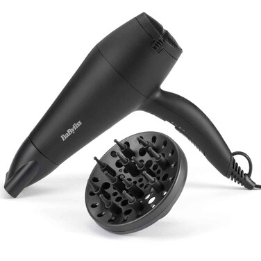 مجفف شعر بيبي ليس D215DSDE، 2200 واط، أسود