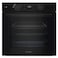 Ariston AO458HSUFB Built-In Electric Oven, 60 cm, Black, Multifunction, 71L, Touch Control, A+ Energy