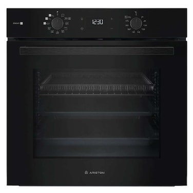 Ariston AO458HSUFB Built-In Electric Oven, 60 cm, Black, Multifunction, 71L, Touch Control, A+ Energy