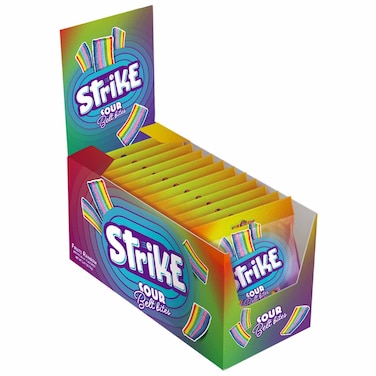 Katrina Strike Fruit Rainbow Sour Bites 70g Pack of 30