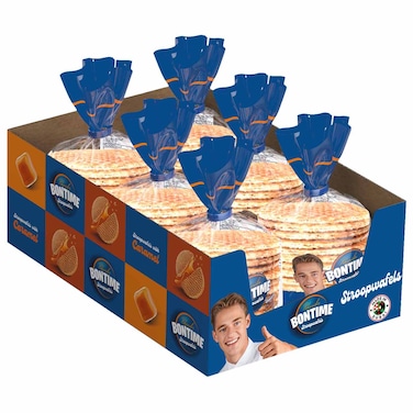 Katrina Bontime Stroopwafels with Caramel 320g Pack of 6