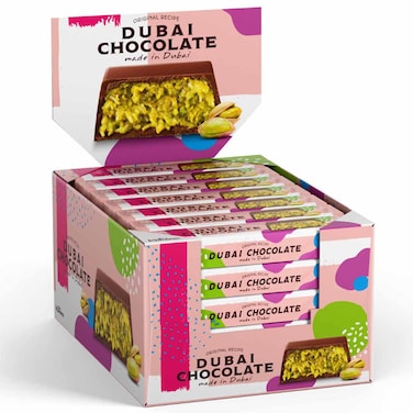 Katrina Dubai Chocolate Pistachio Kunafa 45g Pack of 30