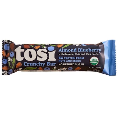 Tosi Crunchy Bar Almond Blueberry with Seeds, 68g