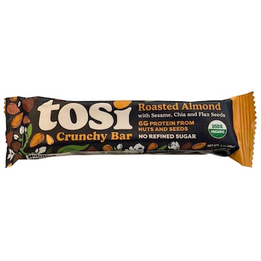 Tosi Crunchy Bar Roasted Almond with Seeds, 28g