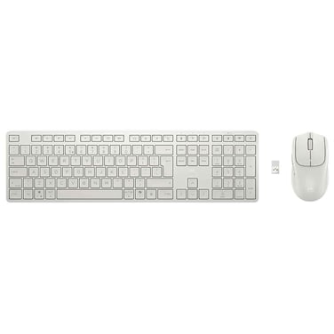 HP Wireless Keyboard and Mouse Combo 490C, English/Arabic Layout, White