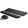 HP Wireless Keyboard and Mouse Combo 580C with Palm Rest, English/Arabic Layout, Black