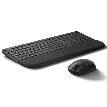 HP Wireless Keyboard and Mouse Combo 580C with Palm Rest, English/Arabic Layout, Black