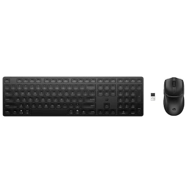 HP Wireless Keyboard and Mouse Combo 490C, English/Arabic Layout, Black
