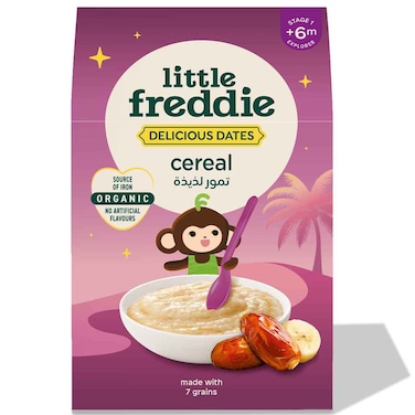 Little Freddie Delicious Dates Organic Baby Cereal 6M+, 160g