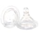 Nuvi Wide-Neck Silicone Nipples Medium Flow, 2 PCS