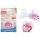 Nuvi Silicone Pacifier with Protective Cap Orthodontic, 0M+, 1 PC, Pink