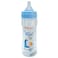 Nuvi Wide Neck Silicone Nipple Plastic Feeding Bottle, 330ml, Blue