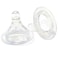 Nuvi Wide Neck Silicone Nipples Slow Flow, 0M+, Pack of 2