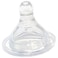 Nuvi Wide Neck Silicone Nipples Fast Flow, 6M+, Pack of 2